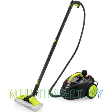 Пароочиститель Kitfort KT-9104-2 (черный/салатовый)